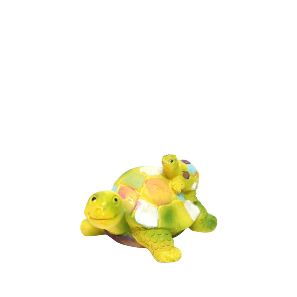 Tortuga madre y cria