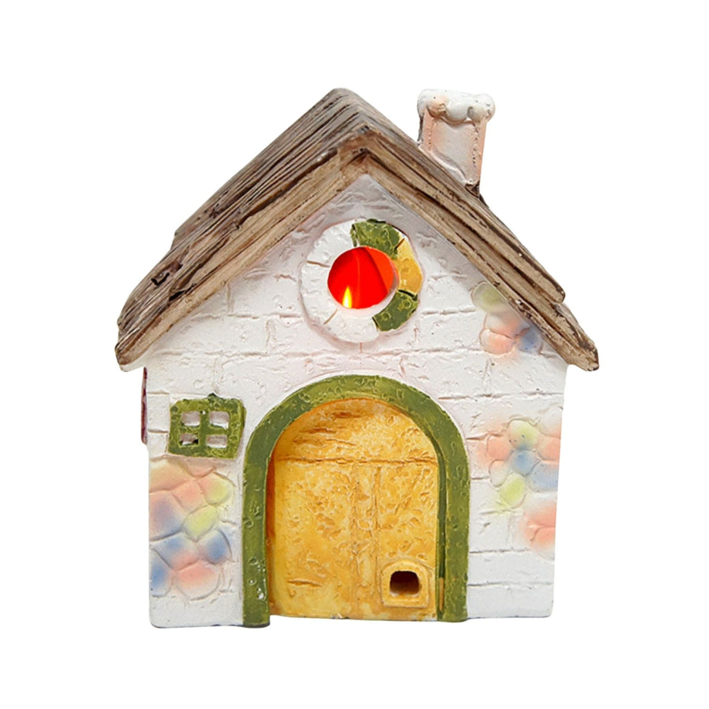 Belenes Artesanos - Casa cuadrada con luz