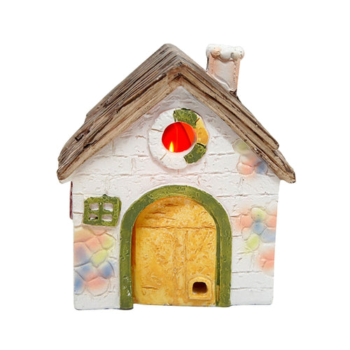 Belenes Artesanos - Casa cuadrada con luz
