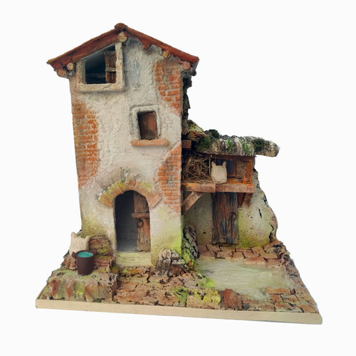 Belenes Artesanos - Casa con pajar