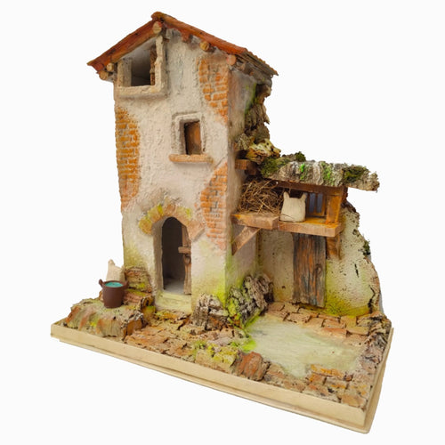 Belenes Artesanos - Casa con pajar