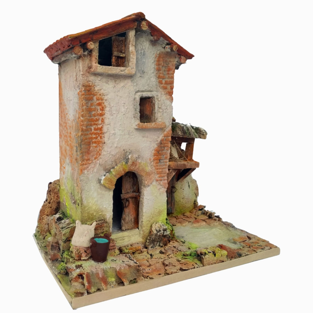 Belenes Artesanos - Casa con pajar