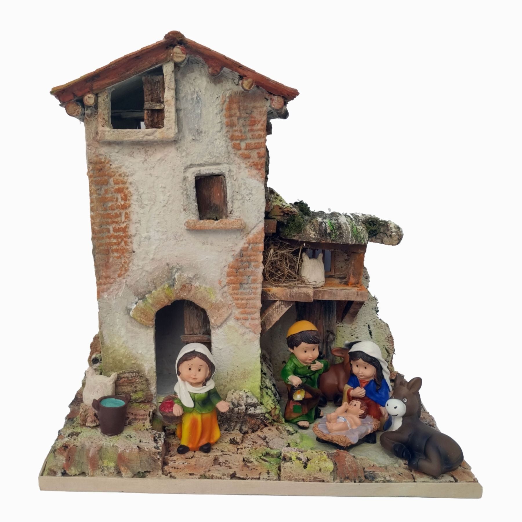 Belenes Artesanos - Casa con pajar