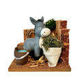 Belenes Artesanos - Corral con burro (burro Little X'Mas de Reilaflor)