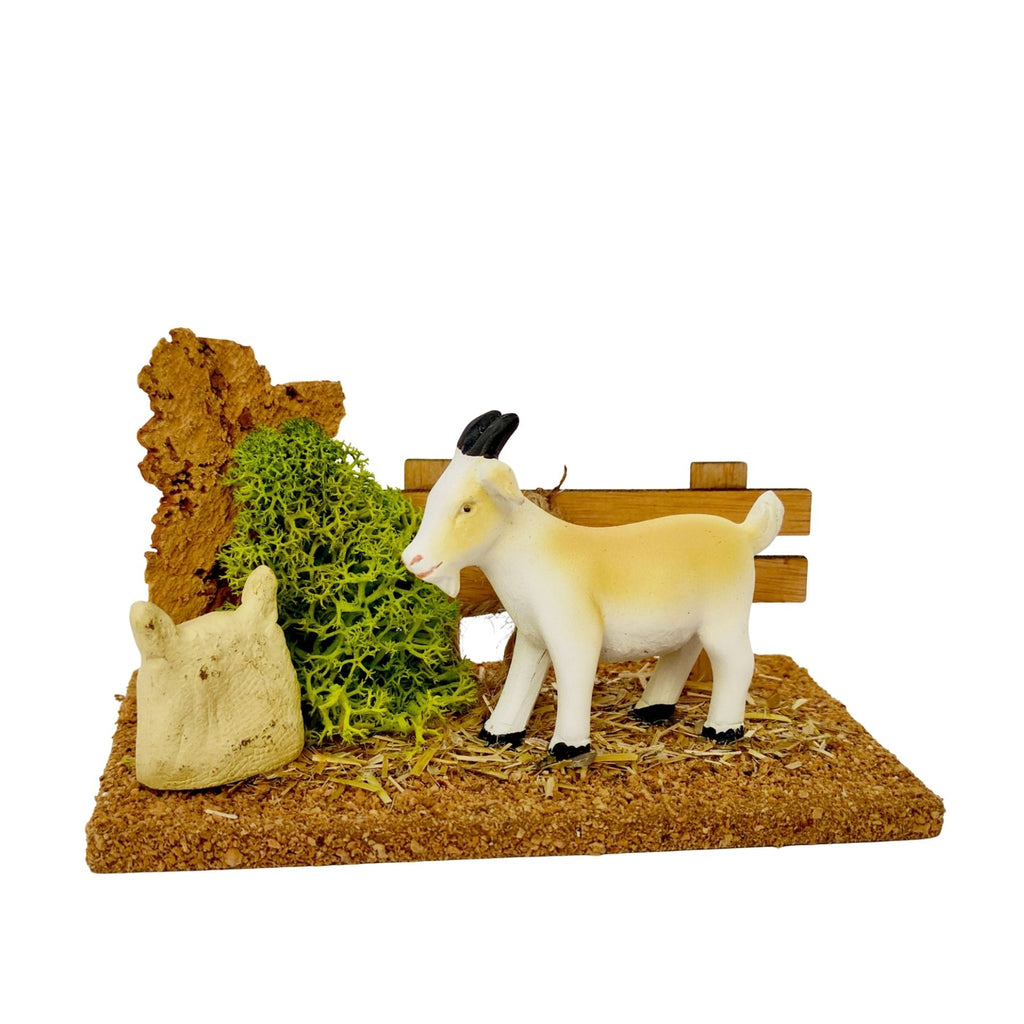 Belenes Artesanos - Corral con cabra
