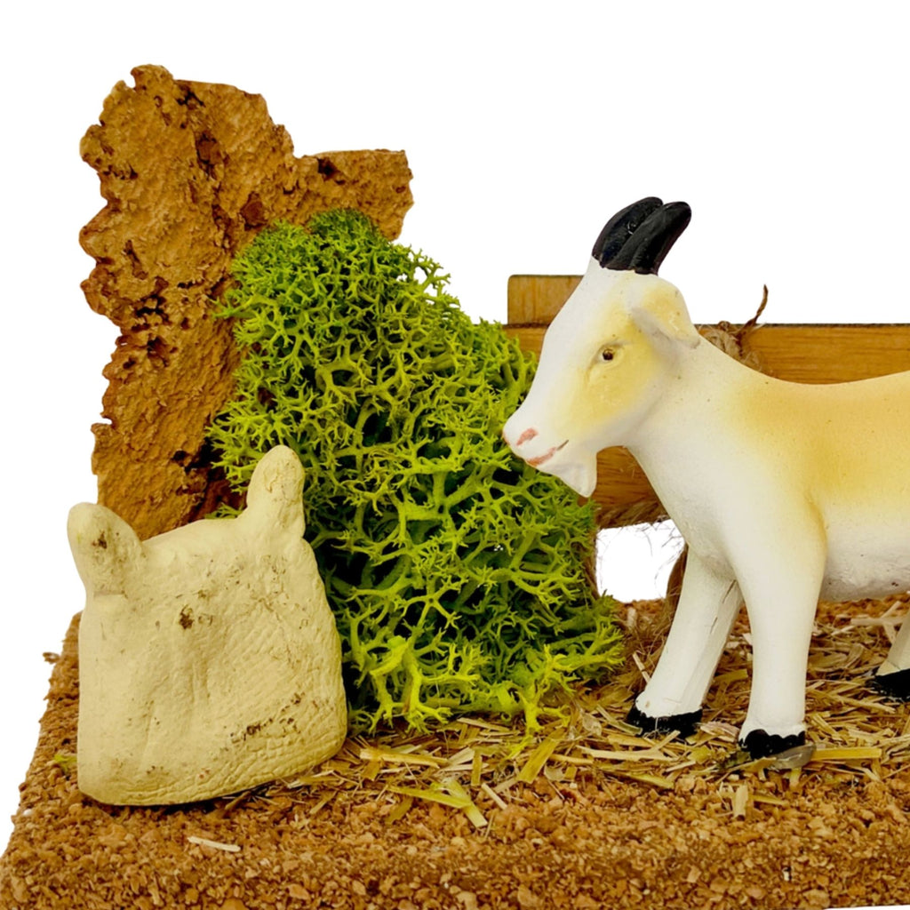 Belenes Artesanos - Corral con cabra