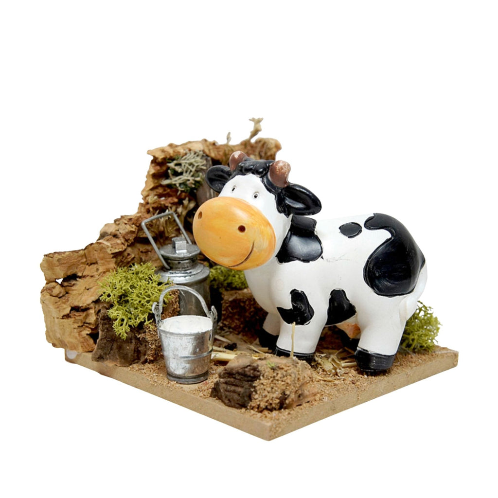 Belenes Artesanos - Corral con vaca