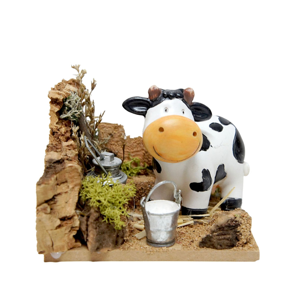 Belenes Artesanos - Corral con vaca