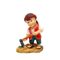 Campesino con azada