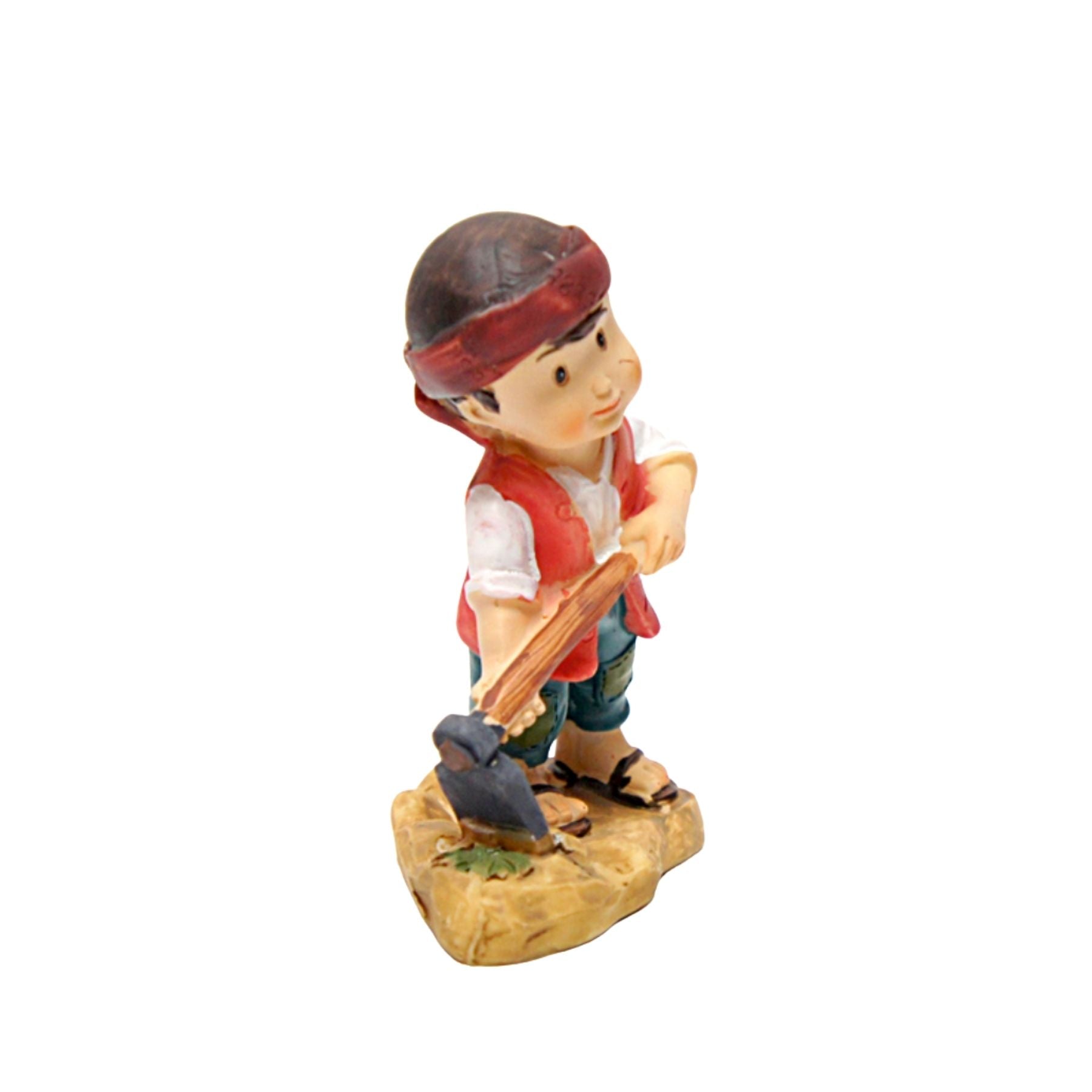 Campesino con azada