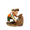 Campesino segando trigo