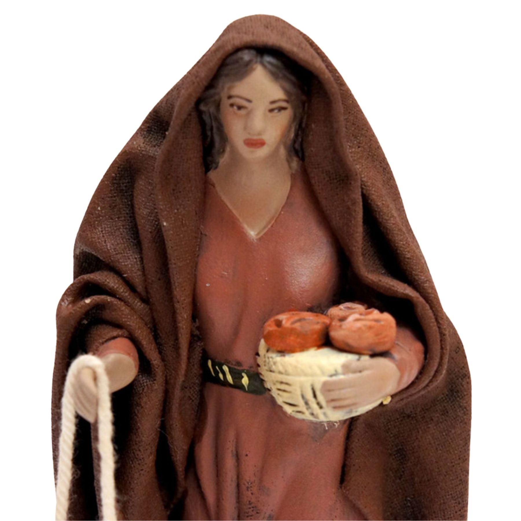 Belenes Artesanos - Mujer con cántaro y panes