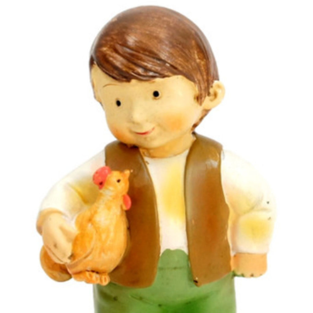 Pastor con gallina