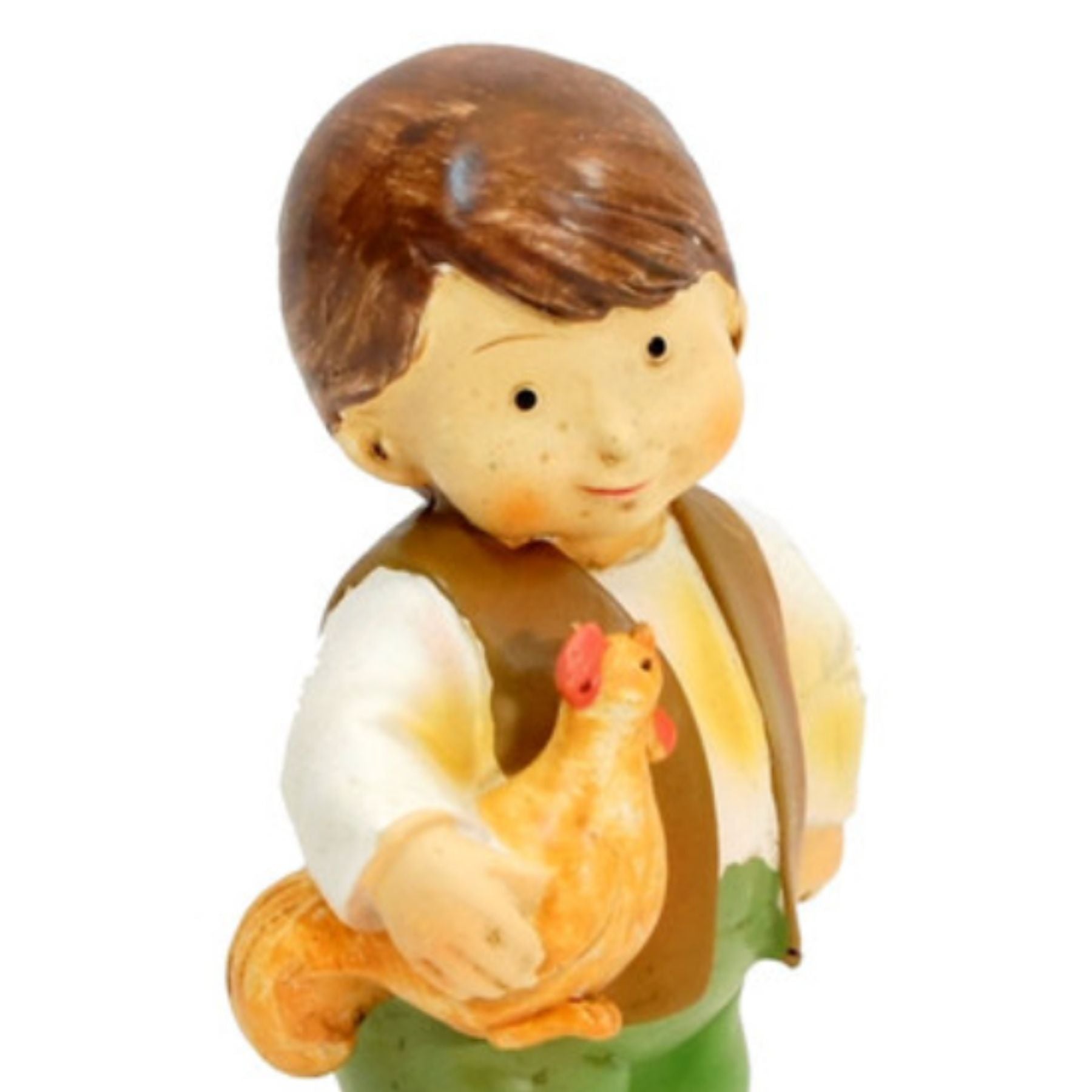 Pastor con gallina