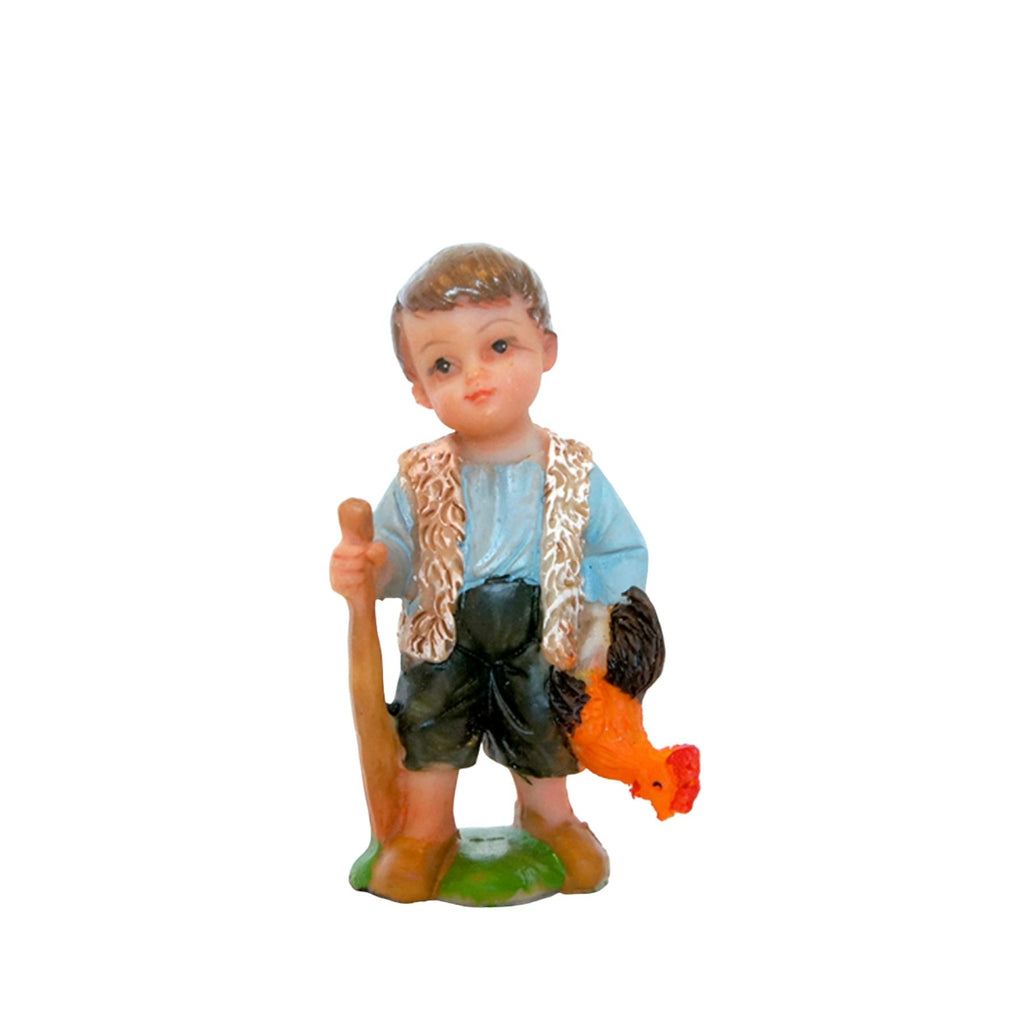 Belenes Artesanos - Pastor con gallo
