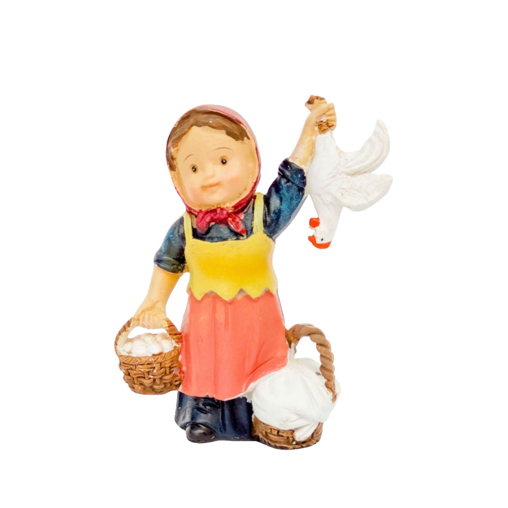 Pastora con gallina