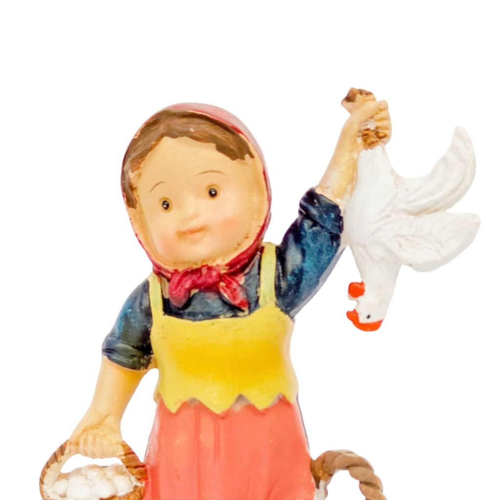 Pastora con gallina
