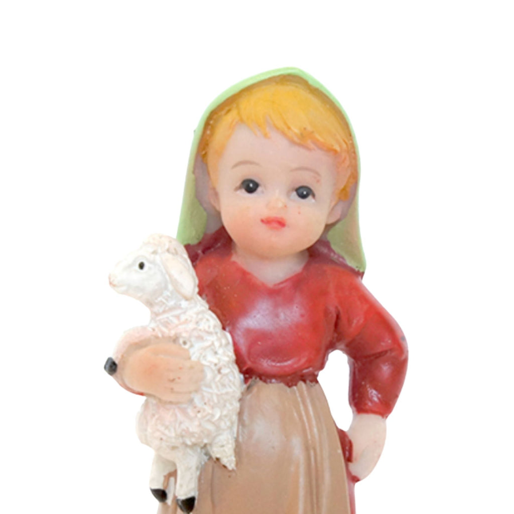 Pastora con oveja