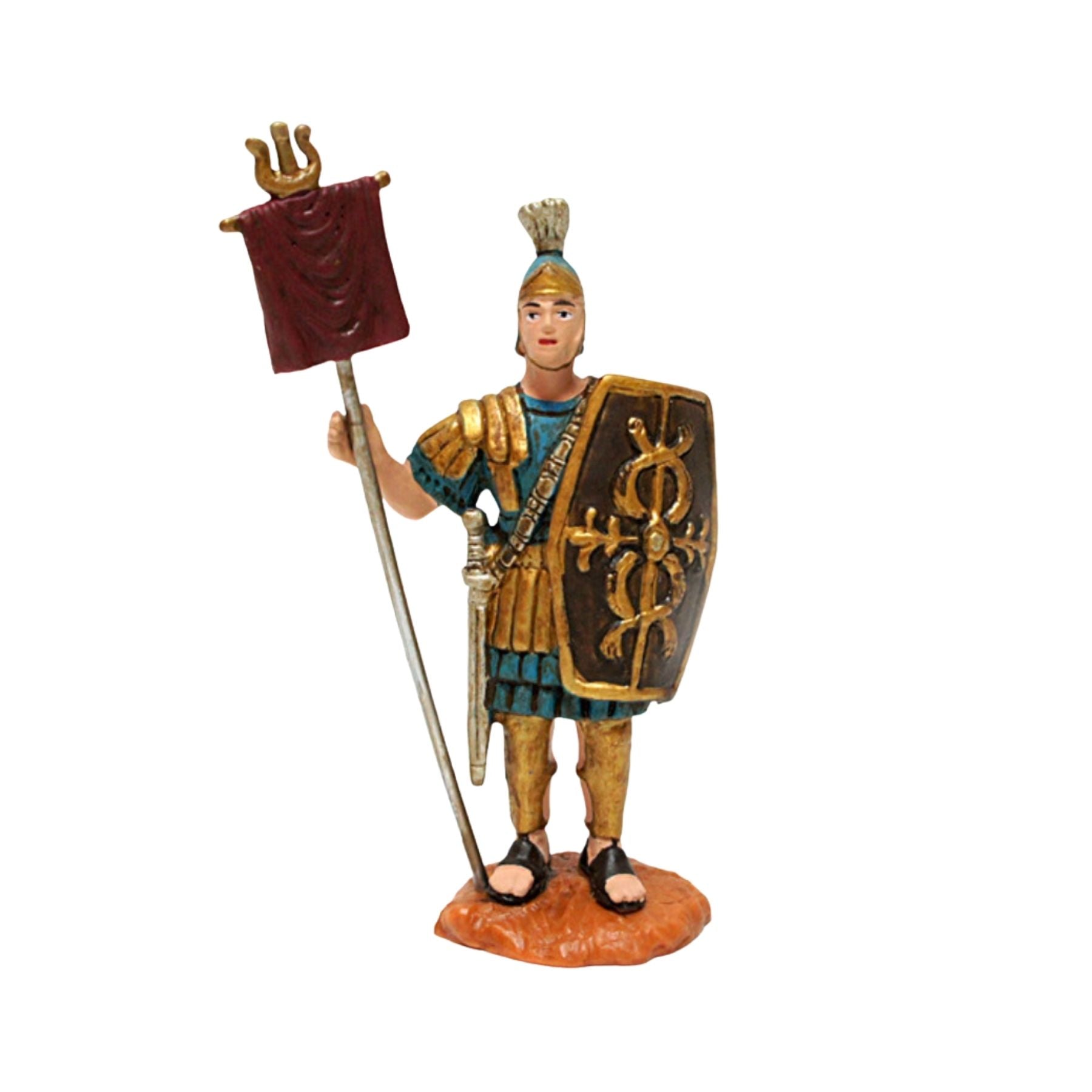 Romano con estandarte