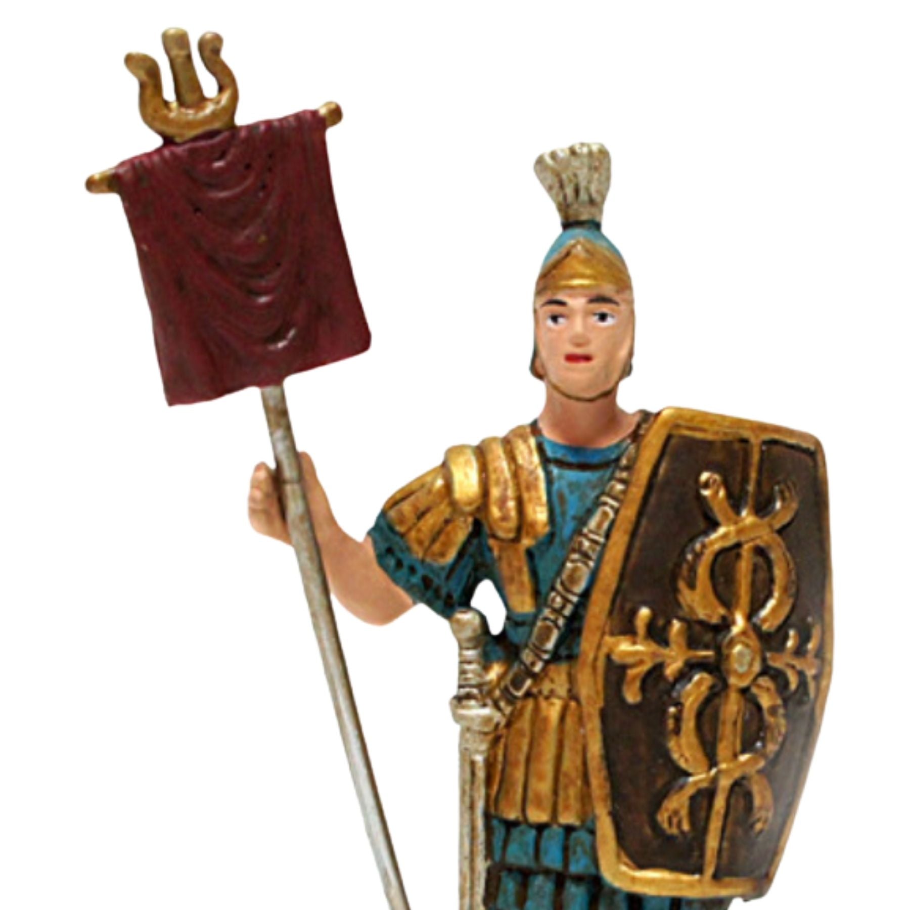 Romano con estandarte