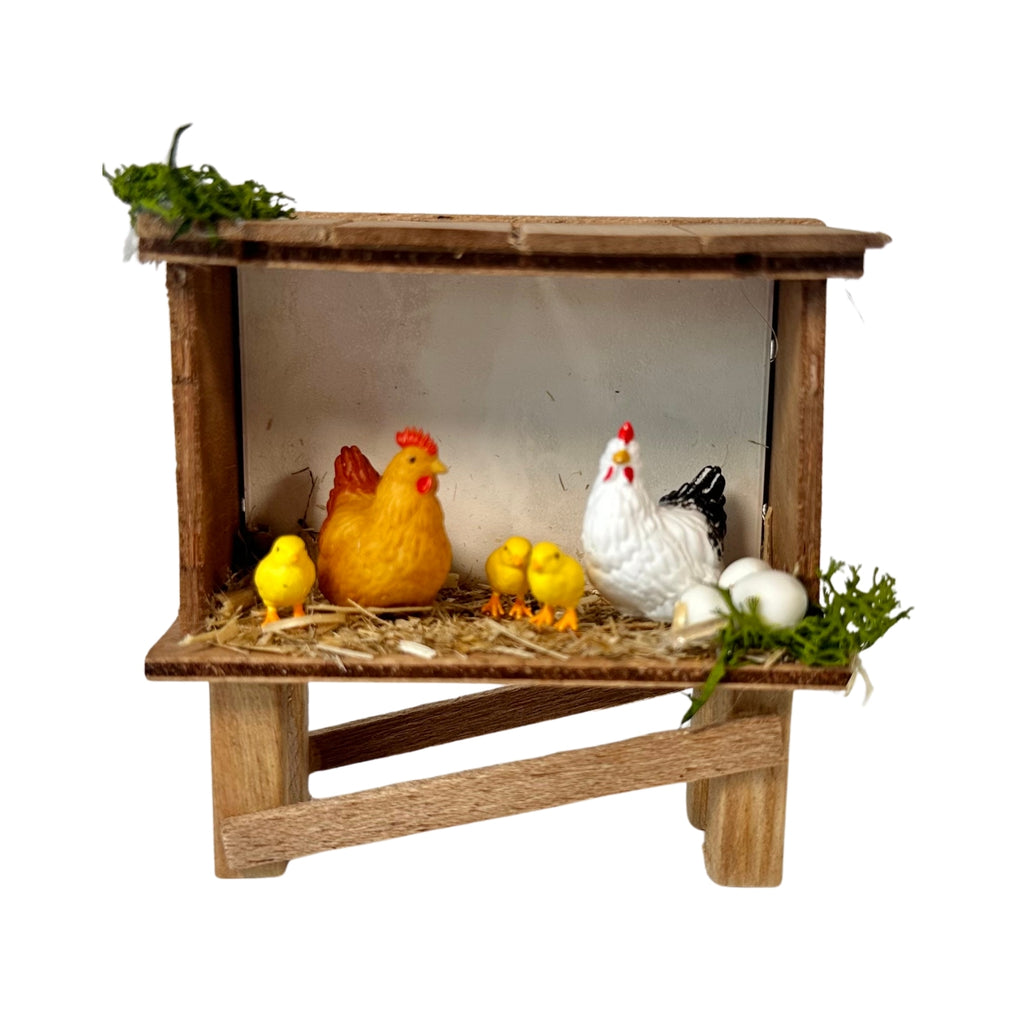 Gallinero elevado