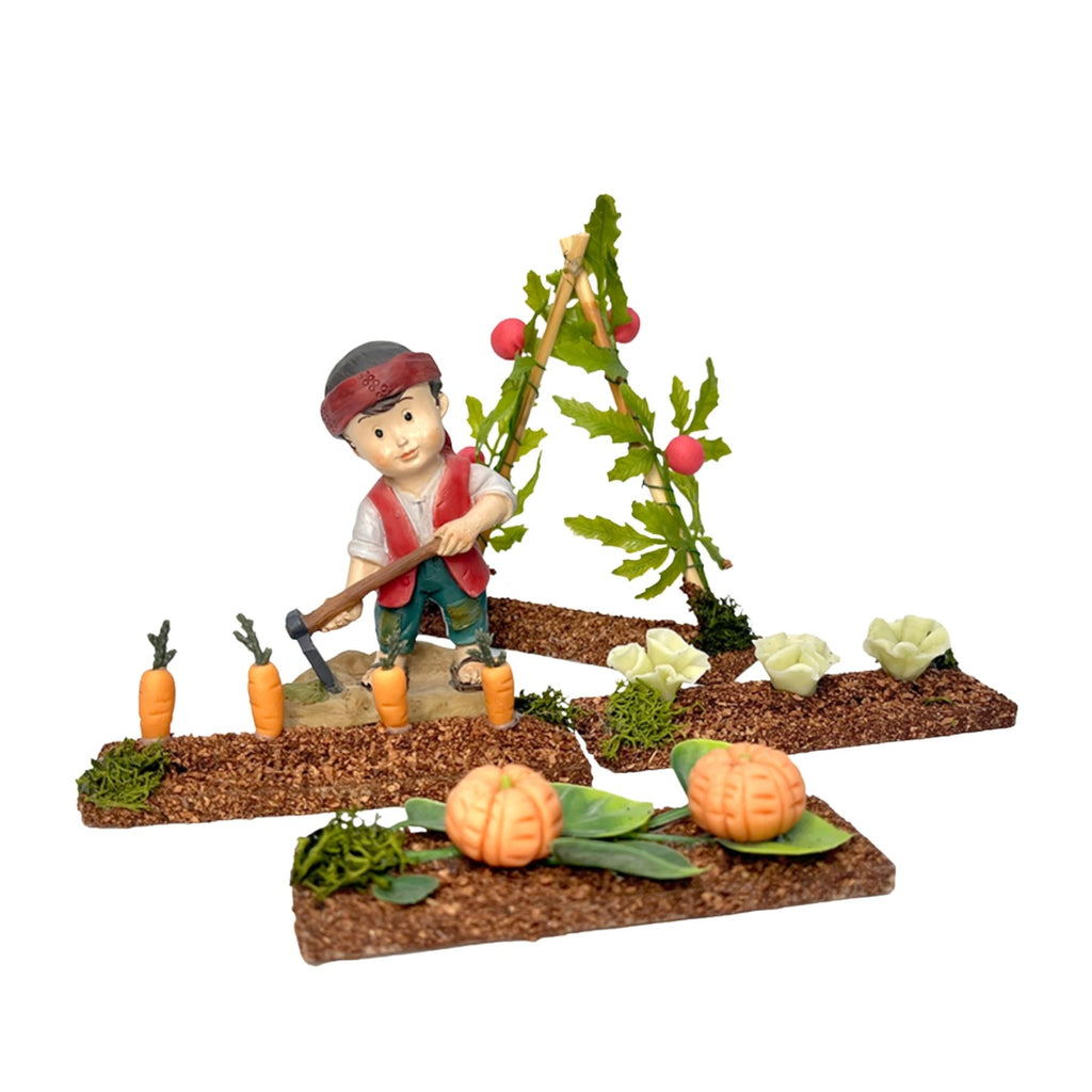 Belenes Artesanos - Huerto pequeño de calabazas