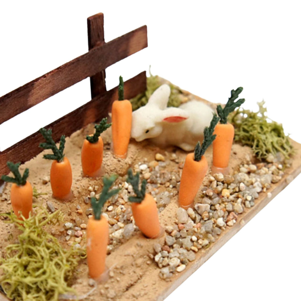 Belenes Artesanos - Huerto grande de zanahorias