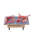 Mesa de venta de carne