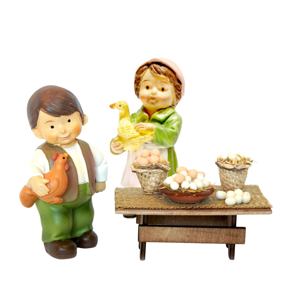 Mesa de venta de huevos