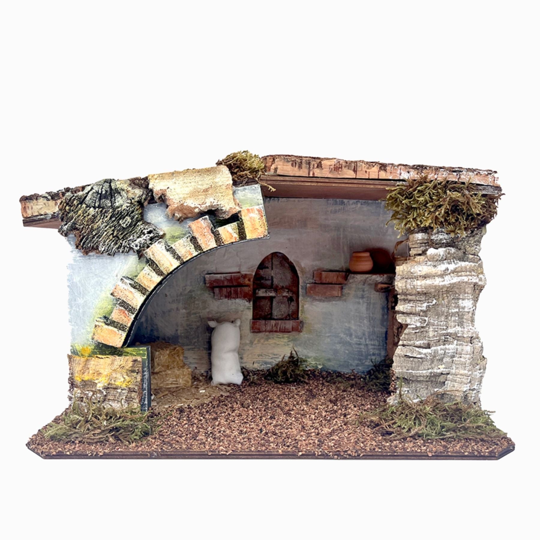 Belenes Artesanos - Portal con arco