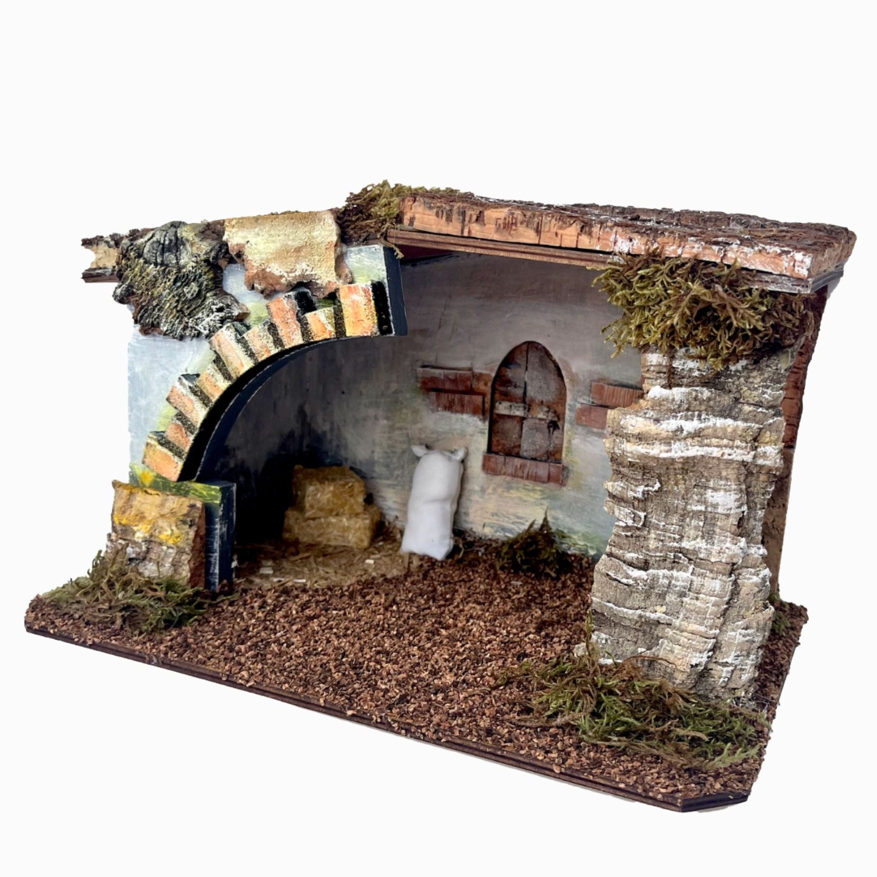 Belenes Artesanos - Portal con arco