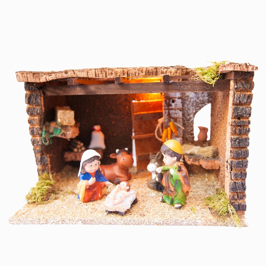 Portal con luz y puerta