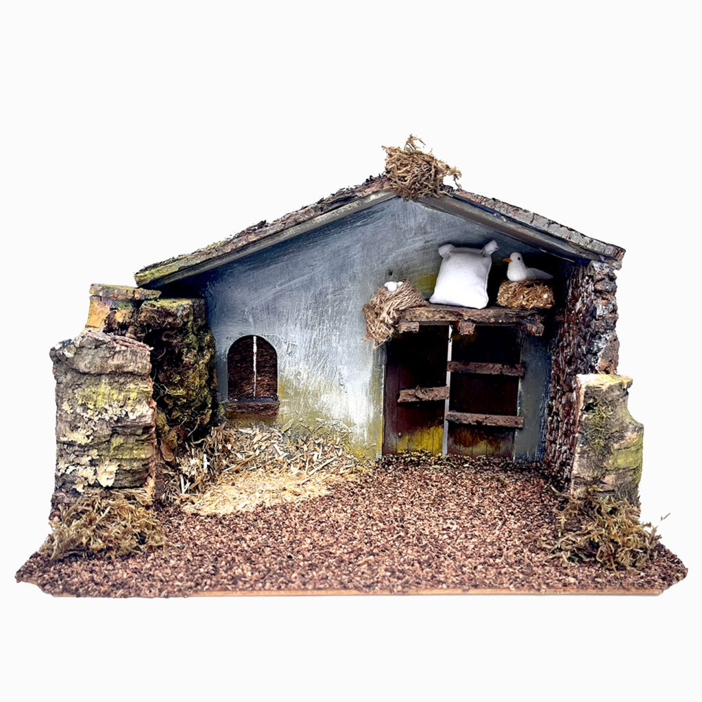 Belenes Artesanos - Portal con pajar