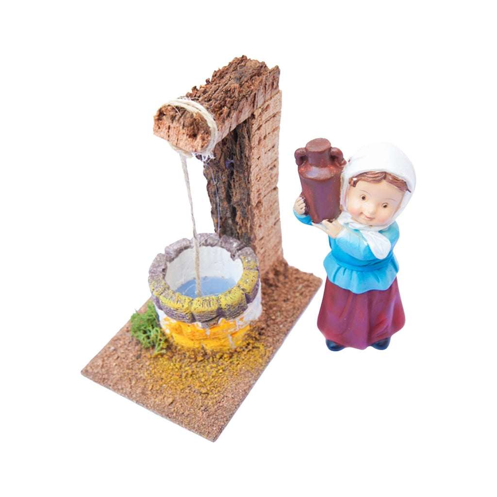 Belenes Artesanos - Pozo con efecto agua