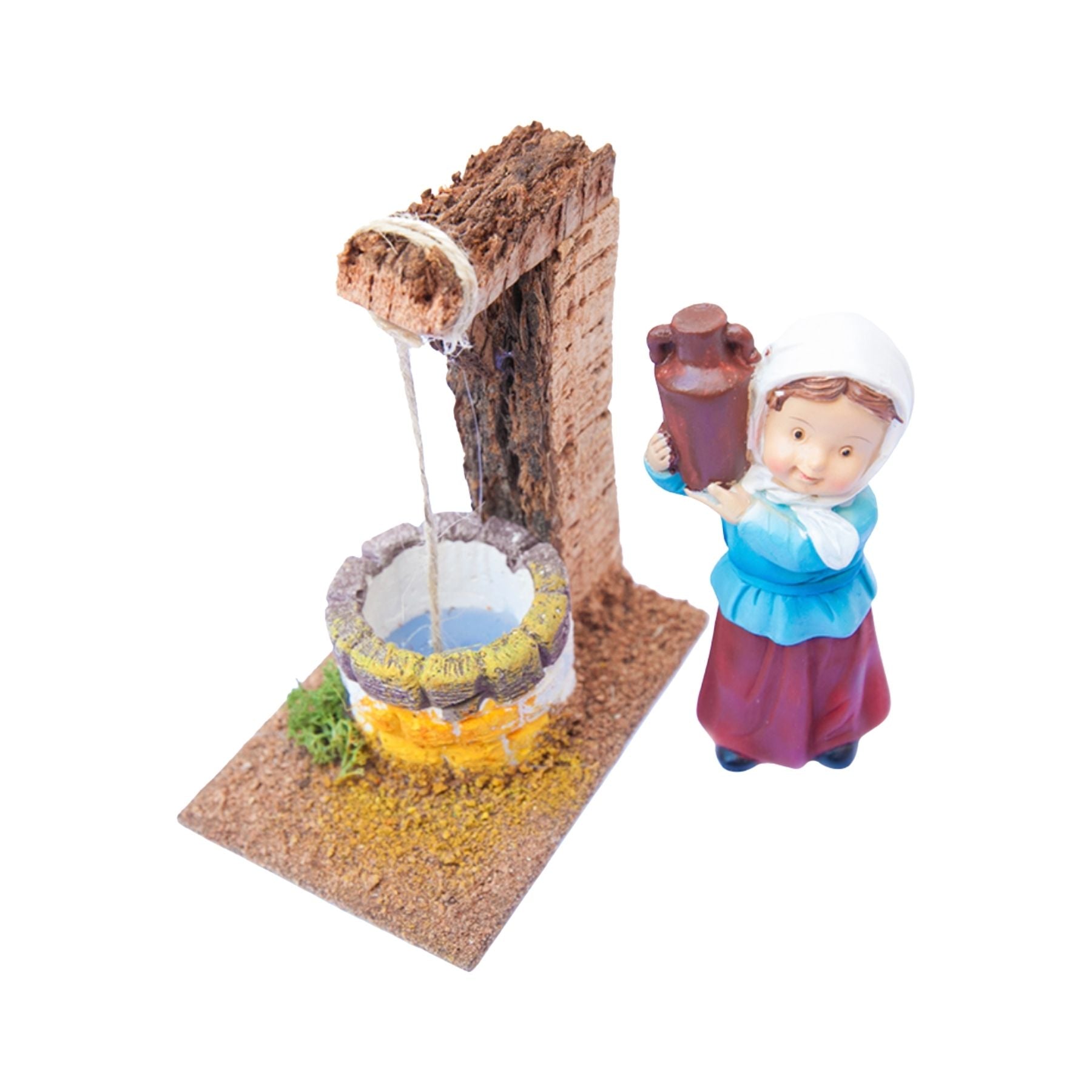 Belenes Artesanos - Pozo con efecto agua