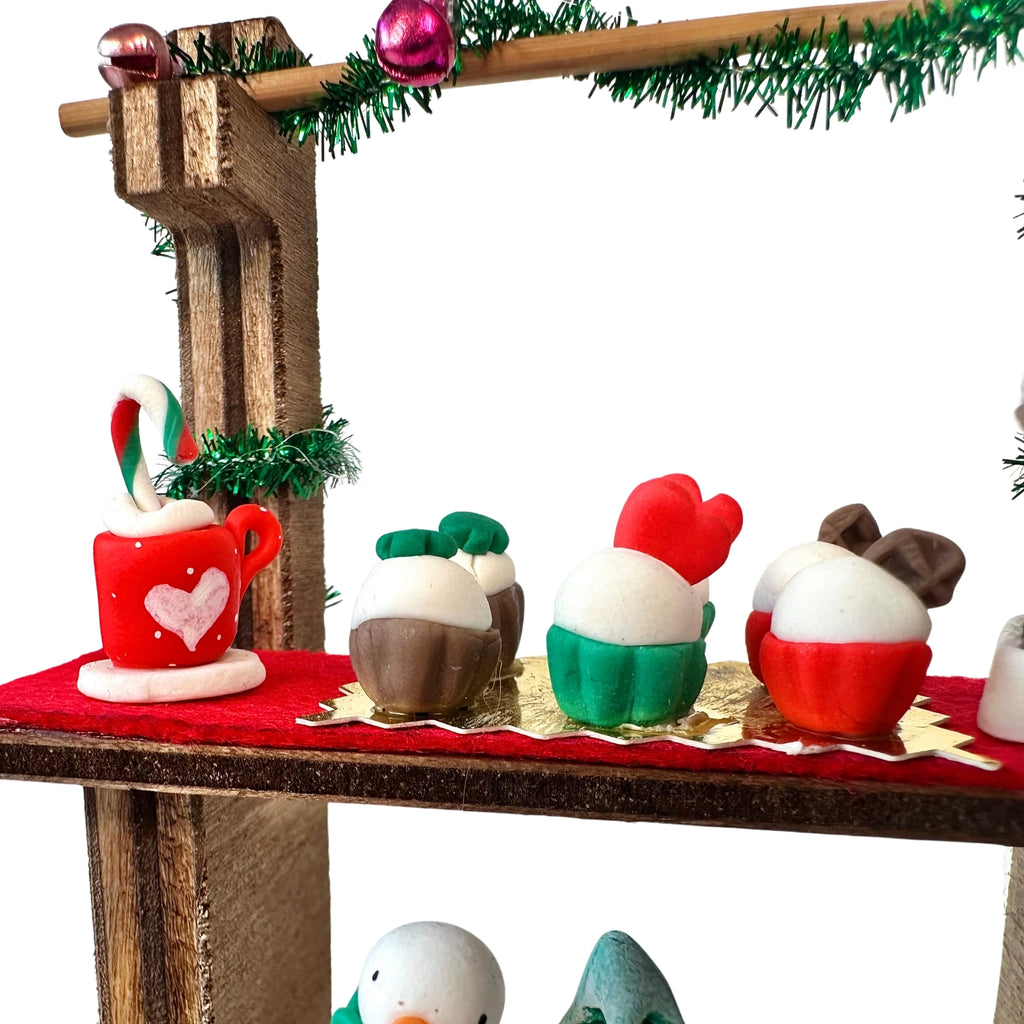 Belenes Artesanos - Puesto de venta de dulces navideños