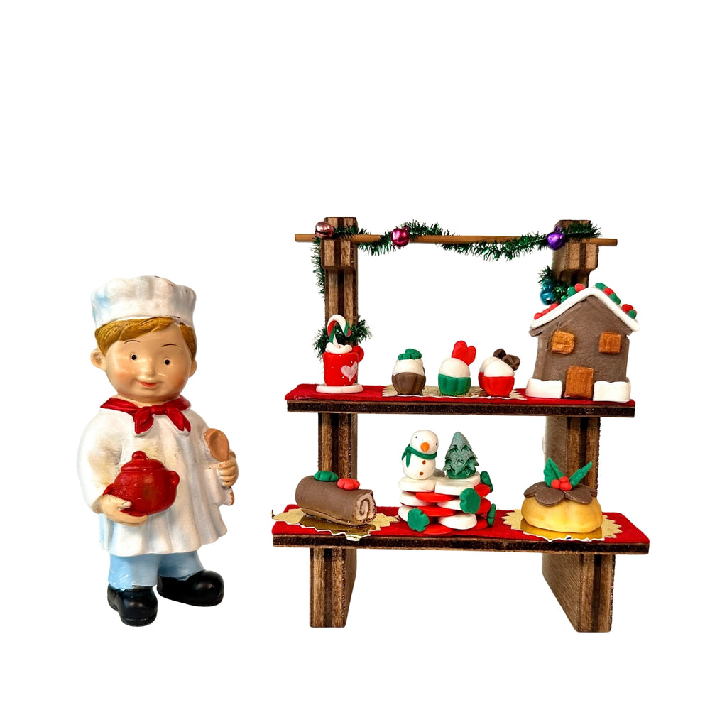 Belenes Artesanos - Puesto de venta de dulces navideños