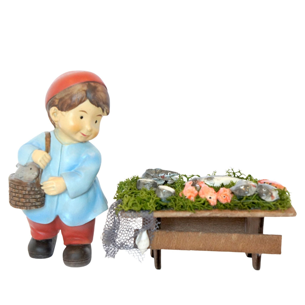 Belenes Artesanos - Puesto de venta de pescado