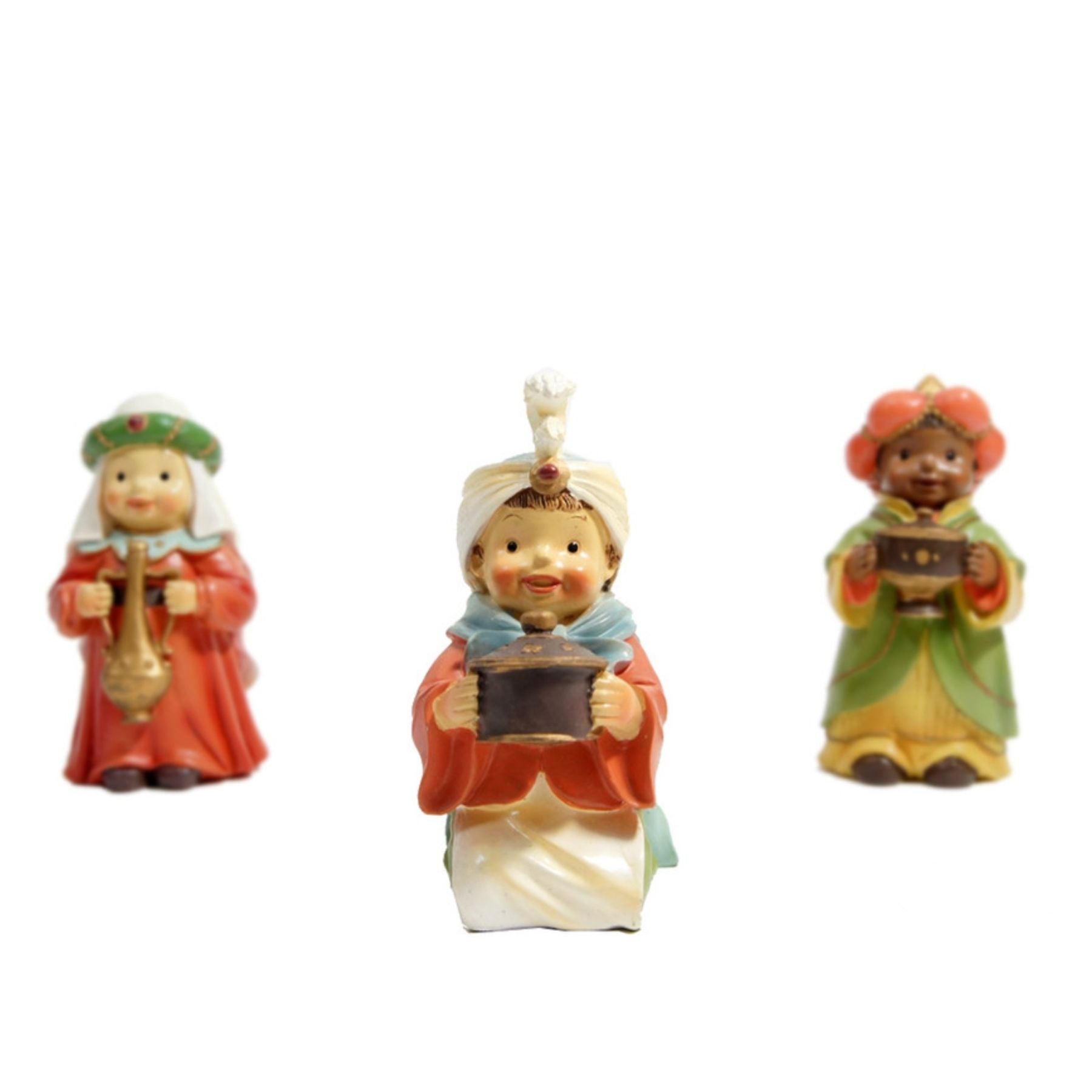 Belenes Artesanos - Reyes adorando marmolina